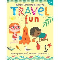 Travel Fun Colouring Book For Ages 5+