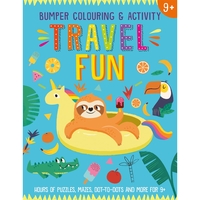 Travel Fun Colouring Book For Ages 9+