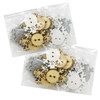 Wooden Christmas Snowman Embellishments: Pack Of 50
