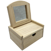 Wooden Jewellery Box With Mirror