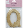 Wooden Letter Q