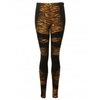 MinkPink Cat Calls Tiger Print Leggings Black