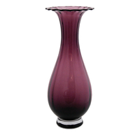 Aura Mulberry Tall Optic Vase