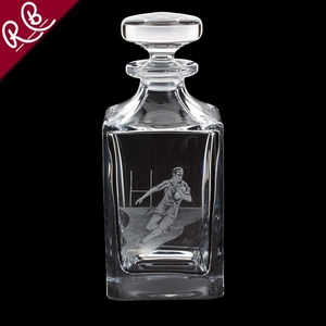 Dartington Engraved Rugby Decanter