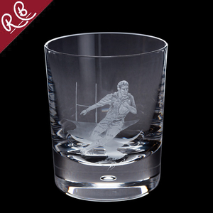 Dartington Engraved Rugby Tumbler