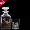 Engraved Game Woodcock Decanter & One Engraved Woodcock Tumbler