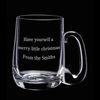 Falstaff Tankard - Hand engraved "Have yourself a merry little christmas From the Smiths"