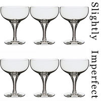 Lily Champagne Saucer Glasses - SLIGHTLY IMPERFECT