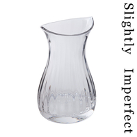 Short Clear Smile Vase
