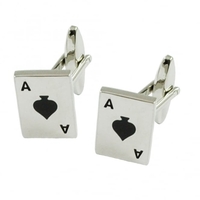 Ace of Spades Novelty Cufflinks