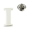 Alphabet Letter I Lapel Pin Badge