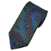 Atelier F&B Blue Paisley Silk Designer Tie