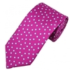 Atelier F&B Fuchsia,  Ivory & Blue Circle Patterned Men