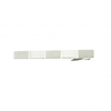 Brushed Silver Rectangle Tie Bar