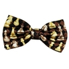 Chess On Chessboard Mens Bow Tie