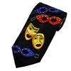 Colourful Comedy & Tragedy Carnival Drama Masks Novelty Tie