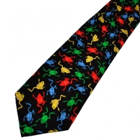 Colourful Frogs Novelty Tie