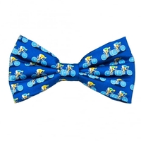 Cycling Blue Novelty Bow Tie