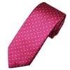 Fuchsia Pink & White Polka Dot Men