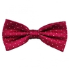Fuchsia Pink & White Polka Dot Silk Bow Tie
