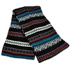 Grey,  Silver,  Blue,  Navy,  Red & White Fair Isle Patterned Snood