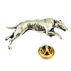 Greyhound Dog Pewter Lapel Pin Badge