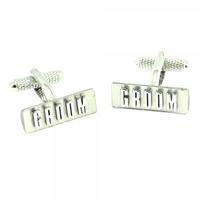 Groom Rectangle Wedding Cufflinks
