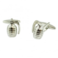 Hand Grenade Novelty Cufflinks