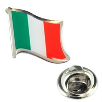 Italy Flag Lapel Pin Badge