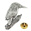 Kingfisher Bird English Pewter Lapel Pin Badge