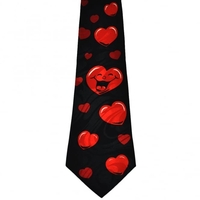 Laughing Hearts Novelty Tie