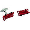 Le Mans Red Racing Car Cufflinks