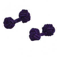 Light Purple Elastic Knot Cufflinks