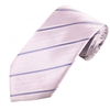 Lilac & Purple Woven Stripe Patterned Men