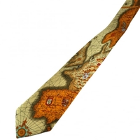Map Of Europe Silk Novelty Tie