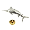 Marlin Pewter Lapel Pin Badge