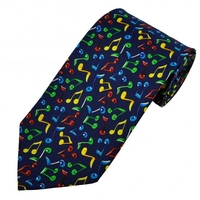 Music Notes Novelty Tie