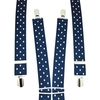 Navy & White Polka Dot Men