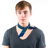 Navy Blue & Green Polka Dot Bandana Neckerchief
