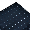 Navy Blue & Light Blue Polka Dot Pocket Square Handkerchief