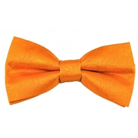 Orange Paisley Patterned Men