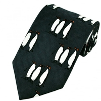 Penguins Novelty Tie