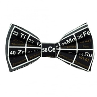 Periodic Table Grey Novelty Bow Tie