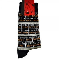 Periodic Table Mens Novelty Socks