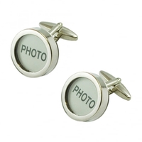 Photo Holder Novelty Cufflinks