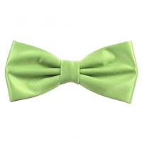 Plain Avocado Green Bow Tie