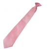 Plain Baby Pink Clip-On Tie
