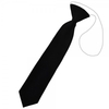 Plain Black Boys Skinny Tie - 6 Months to 4 Years