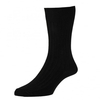 Plain Black Classic Rib Executive Men