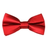 Plain Blood Red Bow Tie